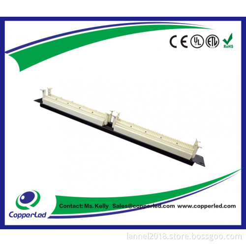 Wiring Block, 100 Pair 19'' Rack mounted